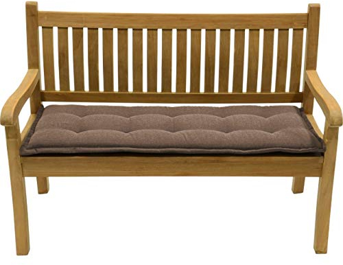Sitzkissen Sitzpolster Kissen Bankkissen Bankauflage Bank Polster 150 cm taupe