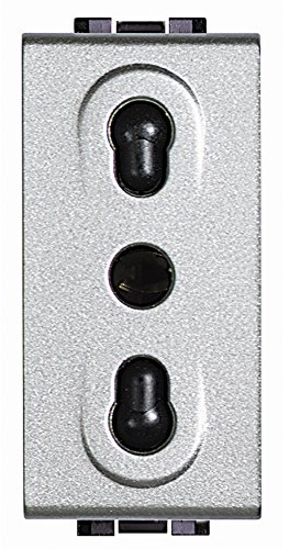 BTicino SNT4180F - Enchufe empotrable 2P + T, Tech