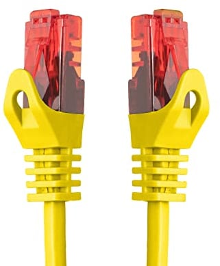 BIGtec 30m Gigabit Ethernet LAN Kabel Netzwerkkabel gelb