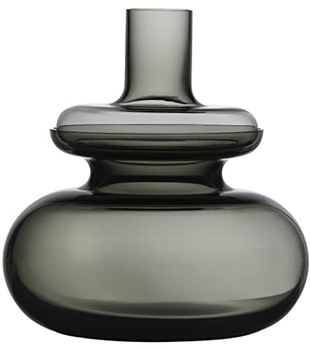 Zone Denmark Inu Vase, Durchm. 23 cm, Höhe 25 cm, Smoked Grey