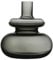 Zone Denmark Inu Vase, Durchm. 23 cm, Höhe 25 cm, Smoked Grey