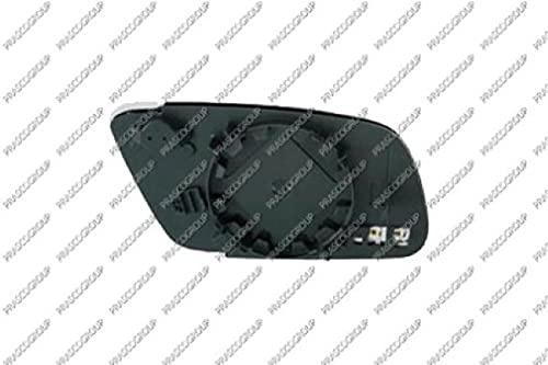 PRASCO Spiegelglas, Außenspiegel AD0167504 links, asphärisch | Kompatibel mit: AUDI A3, A4 B5, A4 B5 Avant, A6 C4, A6 C4 Avant