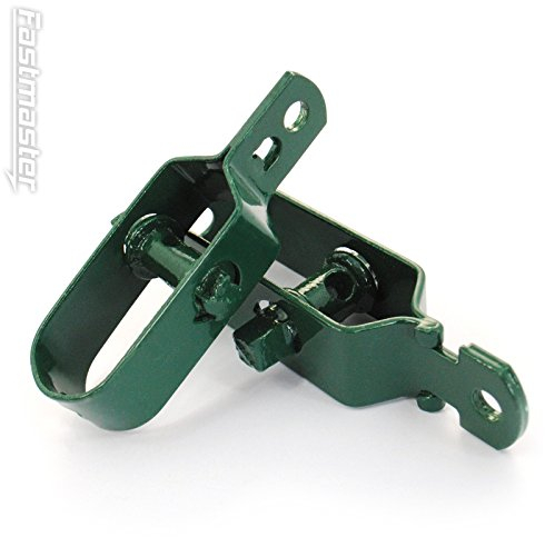 Fastmaster-Shop 100 x Drahtspanner 100mm verzinkt grün Maschendraht Wildzaun Spanndraht Maschendrahtzaun Zaunspanner Zäune Zaun Spanner Wildzaun Weidezaun