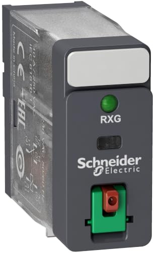 Schneider Electric Harmony Relay RXG Monostabiles Relais, Steckrelais 1-poliger Wechsler 10A 24V ac Spule / 820mW