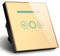 500 W LED Dimmer Switch with Tempered Glass Touch Screen European Standard, gold