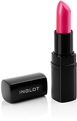 Inglot LipSatin Lipstick - Creamy lipstick with a satin finish | Moisturising lipstick with intense colour | Long-lasting | Intense colour | 4.5 g | 304 | Creamy, highly pigmented lip colour with a comfortable feel; alcohol-free; suits all skin types