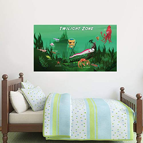 Beautiful Game OCT026 Wandtattoo, Motiv: Oktonauten Twilight Zone, Vinyl, 180 x 120 cm (B x H)