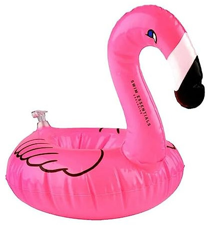 Swim Essentials aufblasbarer Becherhalter Flamingo 17 cm Vinyl rosa/Durchmesser: 17 cm