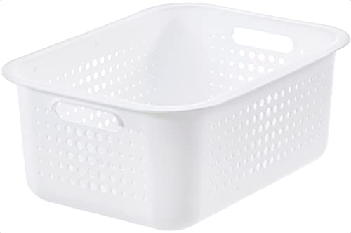 SmartStore - Basket Recycled Storage Box 15-10 Litres - White Colour
