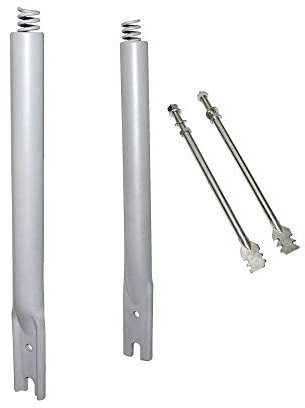 fourreau de fourche cyclo compatible avec peugeot 103 mvl gris (complet) (paire) -selection p2r-