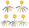 OROOTL 450 Stk/15 Packs Posenstopper Gummistopper Angelzubehör Angeln Space Beans Angeln Perle