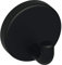 HEWI 801.90B010 90 Mantelhaken 801.90.010 ø 40 mm, Tiefe 30 mm, Polyamid tiefschwarz, Farbe: schwarz matt