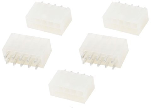 NA 5 Pcs 10 Broches Droite Terminal PC Alimentation Alimentation ATX Connecteur pour Voiture Auto