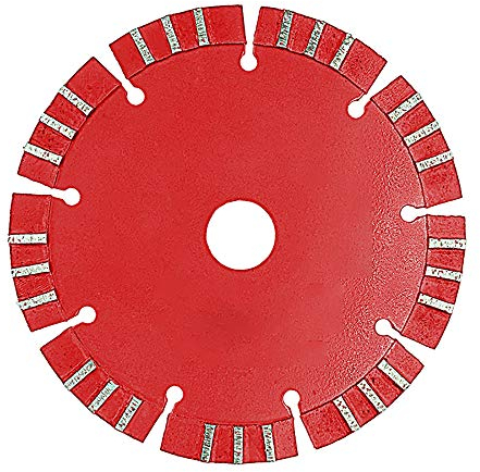 Huanyu 5500W Mauernutfräse 133mm Schlitzfräse Mauerfräse 7500rpm Mauerfrase Max. Schlitztiefe 40mm Wandfräse für Ziegel Beton Brick Granite Marble (Optionales Zubehör, 10 Sägeblätte)