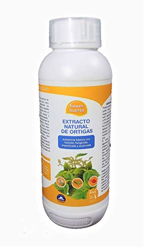 Extracto de ortiga ecológico. 1 litro - Fungicida, insecticida y acaricida. Tratamiento válido para 900 litros de agua
