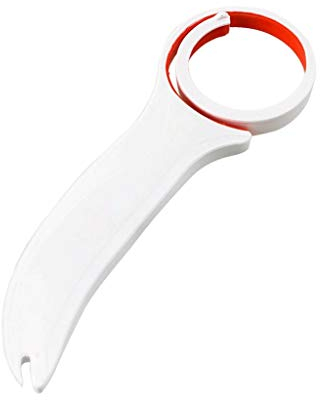MANSIFANG Abrelatas, 3 en 1 Fácil empuñadura Botella Tarro del envase de Cerveza Tapa abrelatas Cocina Gadget - Azul Verde Rojo, Regalos San Valentín Inicio Must-Have (Color : Red)