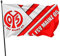 1.F-Sv Ma-Inz 05 Familienfahne Gartenflagge Gartenflagge bedruckt Willkommens-Partyfahne Dekofahnen Wettkampffahnen