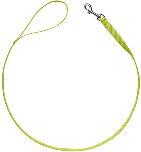 HUNTER London Mini Hundeführleine, Limette | Polyester, weich, leicht & pflegeleicht, leuchtende Farbe für Alltag & Abenteuer, Farbe: Limette, Größe: 10/140