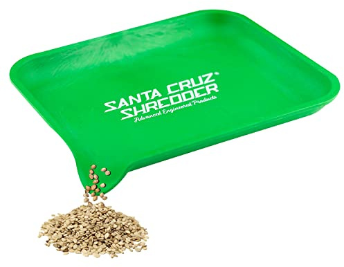 Santa Cruz Shredder Tray with Spout for Easy Filling Smooth Rounded Edges - Large (Green)
