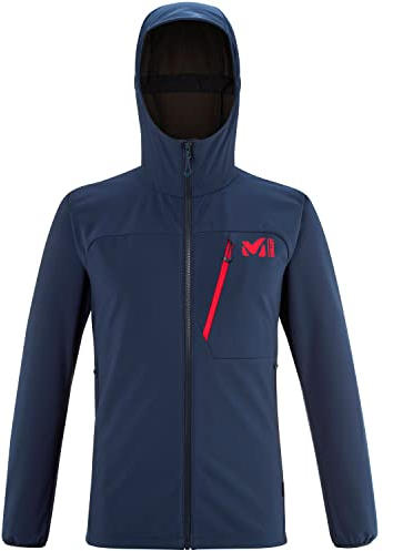 MILLET - Magma Shield Hoodie M - Veste Softshell pour Homme - Membrane Coupe-Vent - Randonnée, Lifestyle
