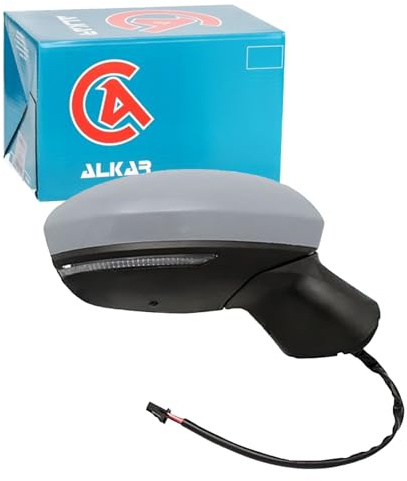 ALKAR Außenspiegel 6144251 rechts, Betriebsart: elektrisch, konvex | Kompatibel mit: RENAULT CLIO V