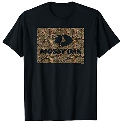 Mossy Oak Camouflage Square Logo Fill T-Shirt