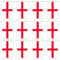 England Flags Bunting St Georges Cross Flags Bunting 10m 30 Flags 14x21cm, Football 2024 England Bunting Flags Banner Party Decorations for Sports Events Bar Garden Indoor Outdoor