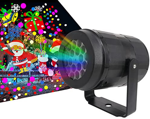 Projecteur de lumière de Chute de Neige, lumières LED de Flocon de Neige extérieures/Lampe de Paysage étanche avec télécommande sans Fil atmosphère de Noël fête de Famille Lampe spéciale