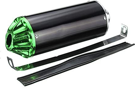 D'échappement 28mm pour Dirt Pit Bike Scooter pour ATV Moto Silencieux D'échappement Tuyau pour 50cc 70cc 90cc 110cc 125cc 150cc 160cc Pot D'échappement Silencieux (Couleur : D)