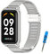 CHULN Cinturino in Metallo Compatibile con Xiaomi Redmi Smart Band 2, Squisito Braccialetto Redmi Smart Band 2 Cinturino di Ricambio Acciaio Inox