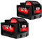 2 Pack 18V 9000mAh Batterie de Remplacement pour Milwaukee M18 Batterie Compatible avec Milwaukee M18 M18B 48-11-1840 48-11-1828 48-11-1820 48-11-1815 48-11-1850