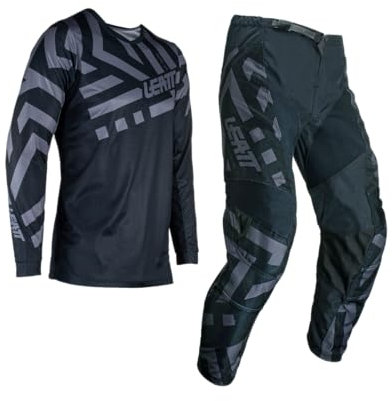 Leatt Herren 5024080643 Motocross-Anzug, Schwarz, L