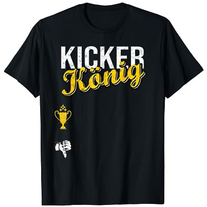 Kickertisch Regent Strichliste Tischfußball Tischkicker T-Shirt