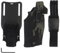 Gunyoo G17 Holster Drop Leg Plattform Kompatibel mit X300/X300U Lichter Schnellspanner Holster QLS Quick Mount Adapter Taktische Drop Leg Holster Militär Jagd Airsoft Zubehör (MCBK)