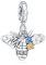 Rimgoris 925 Charm in argento sterling per bracciali da donna collana Donne ape fiori Dangle Charms collana ragazza regali