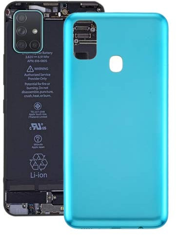 ZYGX ATJ Batterie rückseitige Abdeckung Für Samsung-Galaxy M21 (Black) (Color : Baby Blue)
