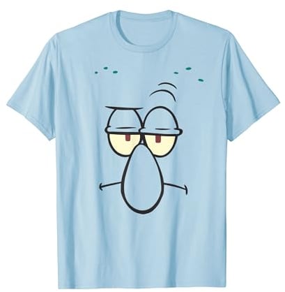 SpongeBob SquarePants Halloween Squidward Big Face Costume T-Shirt