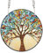 DCIDBEI 5D Special Diamond Painting Anhänger für Fenster, Diamant Painting Bilder Baum des Lebens, Diamond-Painting Sonnenfänger, Wanddekoration Kinderzimmer Wohnzimmer Erwachsene