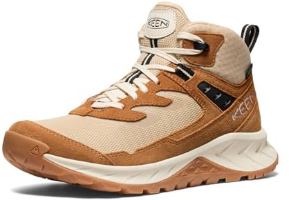 KEEN Women's Hightrail Mid Waterproof Wanderstiefel, Safari/Chipmunk 38