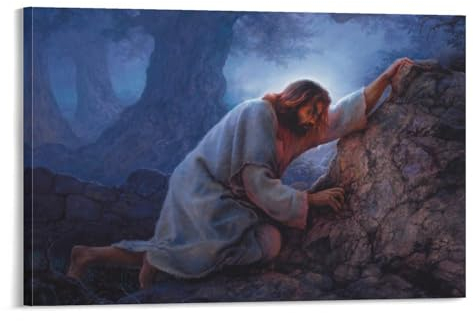Greg Olsen Druck Jesus, Gemälde No Greater Love, Fotokunst, Malerei, Leinwand, Poster, Zuhause, moderne Dekoration, Poster, 40 x 60 cm