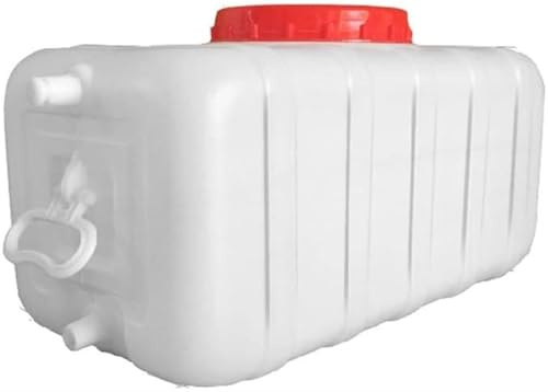 FIXARE Thick Plastic Water Storage Tank 50L/100L/150L/200L Emergency Water Storage Camping & Hiking Water Storage Tank Bucket Rainwater Collection Tank(100L)