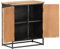 HEFZGDB Sideboard 60x35x70 cm Akazie Massivholz Vitrinenschrank Küche Küchenschränke Vorratsschrank Küche Apothekerschrank Küche für Wohnstube Küche Speisesaal Café
