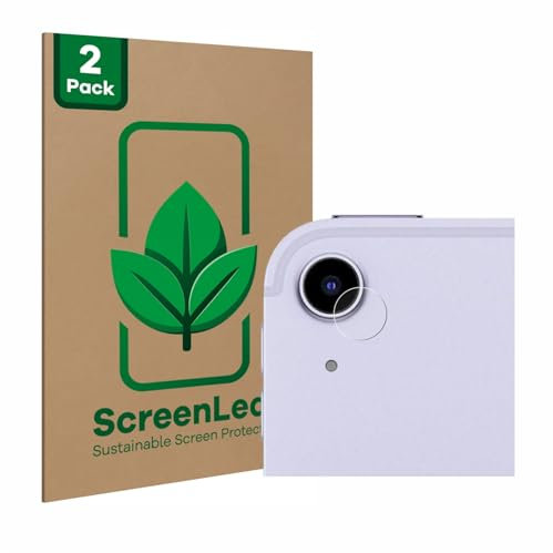 ScreenLeaf 2 Stück Schutzfolie für Apple iPad Air 5 WiFi 2022 (NUR Kameraschutz, 5. Gen.) [nachhaltiger Displayschutz, Folie, transparent]