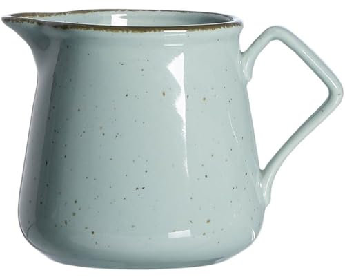 Ritzenhoff & Breker Krug Casa, 330 ml, Servierkrug im Vintage-Look, Mix & Match-Geschirr, Spülmaschinenfest & Mikrowellengeeignet, Porzellan, Blau