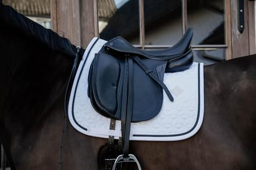 Kentucky - Schabracke Glitter Rope Dressage Weiss/schwarz