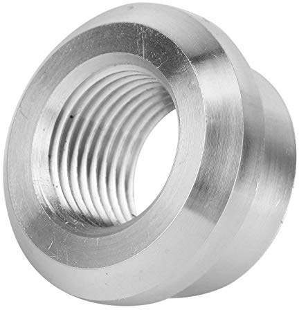 Aluminium-Anschweißflansch-Fitting mit Bung NPT-Innengewinde: Leicht, Langlebig, Silberfarben, Fahrzeugersatz (1/2)