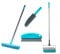 Beldray Pet Plus+ 4-Piece Cleaning Set – Manual Carpet Sweeper, Rubber Broom with Squeegee Edge, TPR Upholstery Brush, and Furresh Cleaning Blade, Cat/Dog Hair, Lightweight, All Surfaces