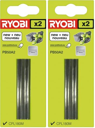 Lames de rabot 50mm par 2 pour rabot (Lot de 2)