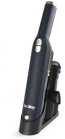 Beldray Nova Digitaler Kabelloser Handstaubsauger – 40 Min 85.000 U/min bürstenloser Motor, 3-fache Saugkraft, 100 ml Staubbehälter, Ladestation, Fugen- & Polsterdüsen, HEPA-Filter