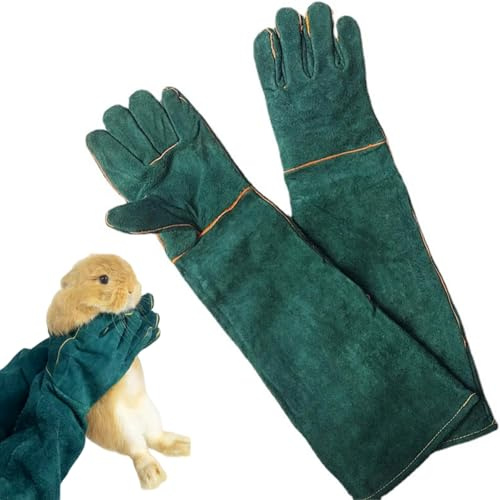 ZLXFT Gants Anti-Morsure,Gants Anti-Morsure pour Animaux,Anti-Morsure Gants de Protection,Gants et Rouleaux de Toilettage Chien,Anti-Morsure de Sécurité Mordre Gants,Gants Anti-Coupures,60cm